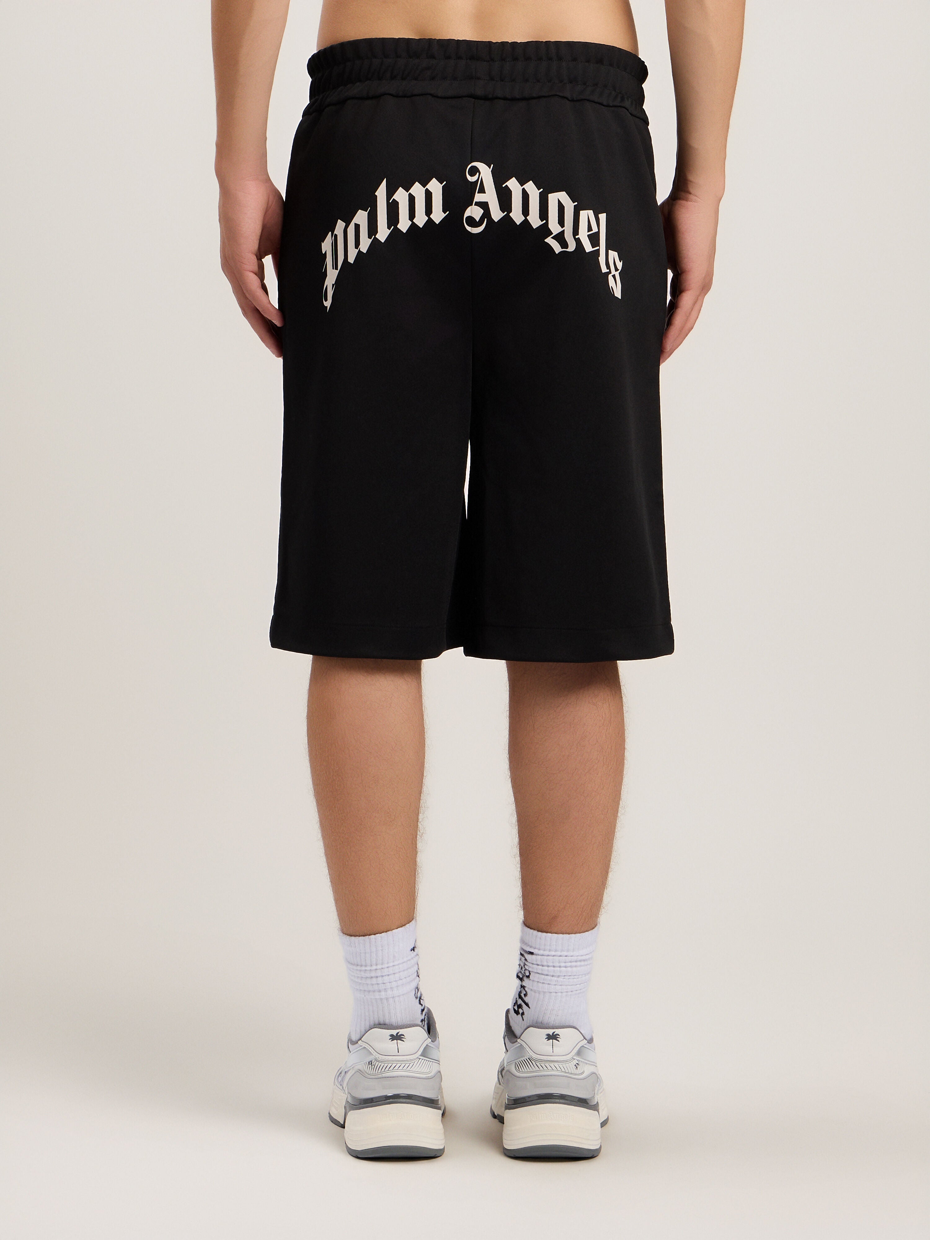 Back Curved Logo Track Shorts