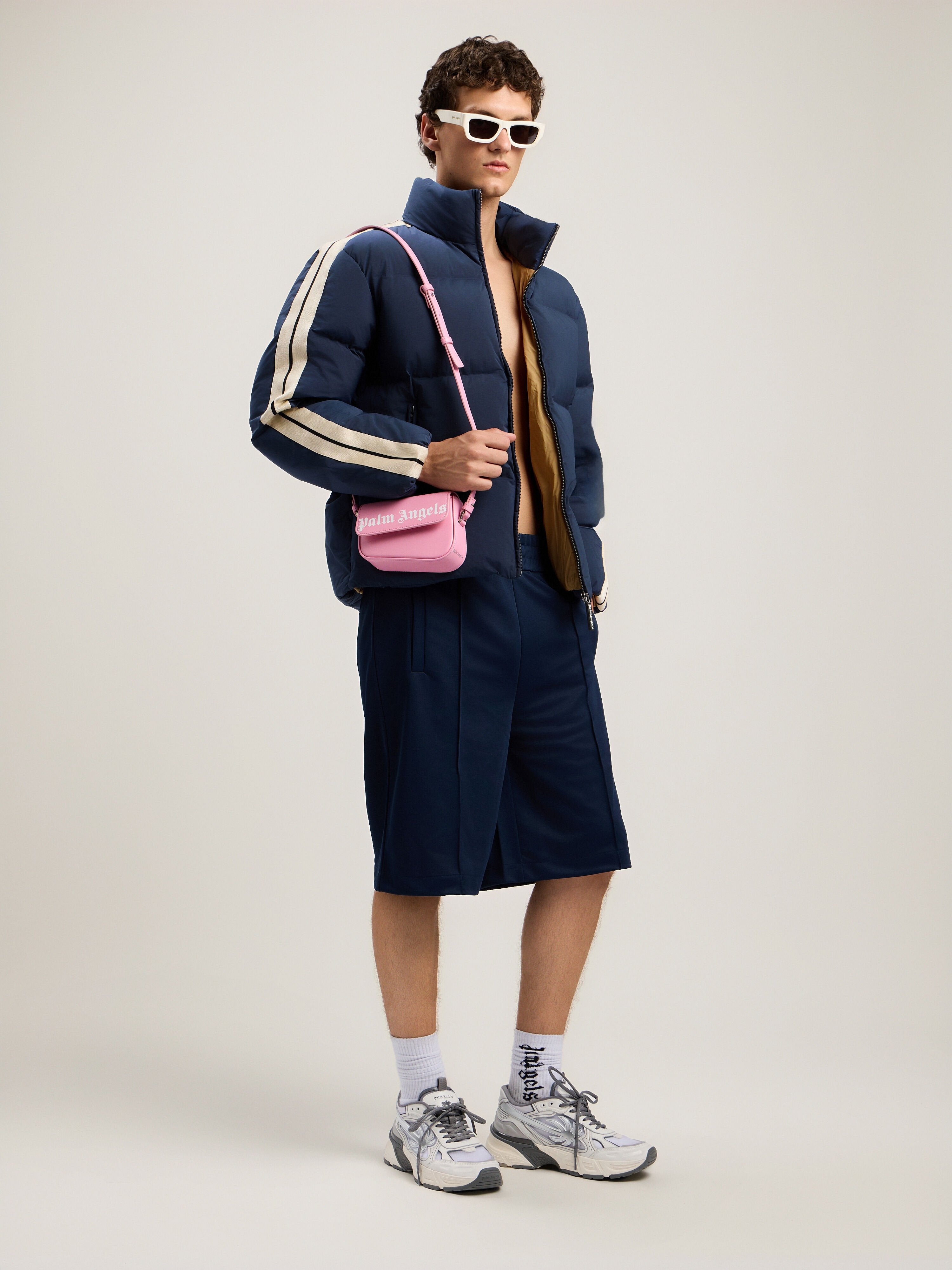 Back Curved Logo Track Shorts